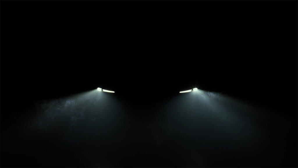 Teaser image of the stripped-down Model Y Juniper.