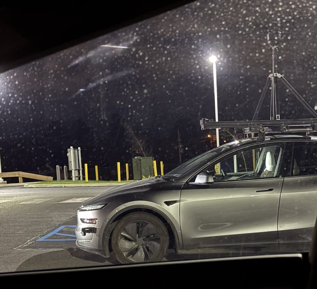 Tesla Robotaxi spotted with validation equipment near Enola, Pennsylvania.