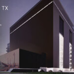 Computer-generated rendering of the SpaceX Gigabay Starship hanger as the company plans to expand production to 1,000 Starships per year (screenshot taken from Elon Musk's Starship presentation in May 2025 at Starbase, Texas).