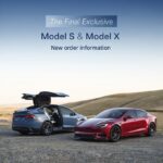Screenshot of Tesla's announcement for Model S and X order discontinuation on official South Korean social media.