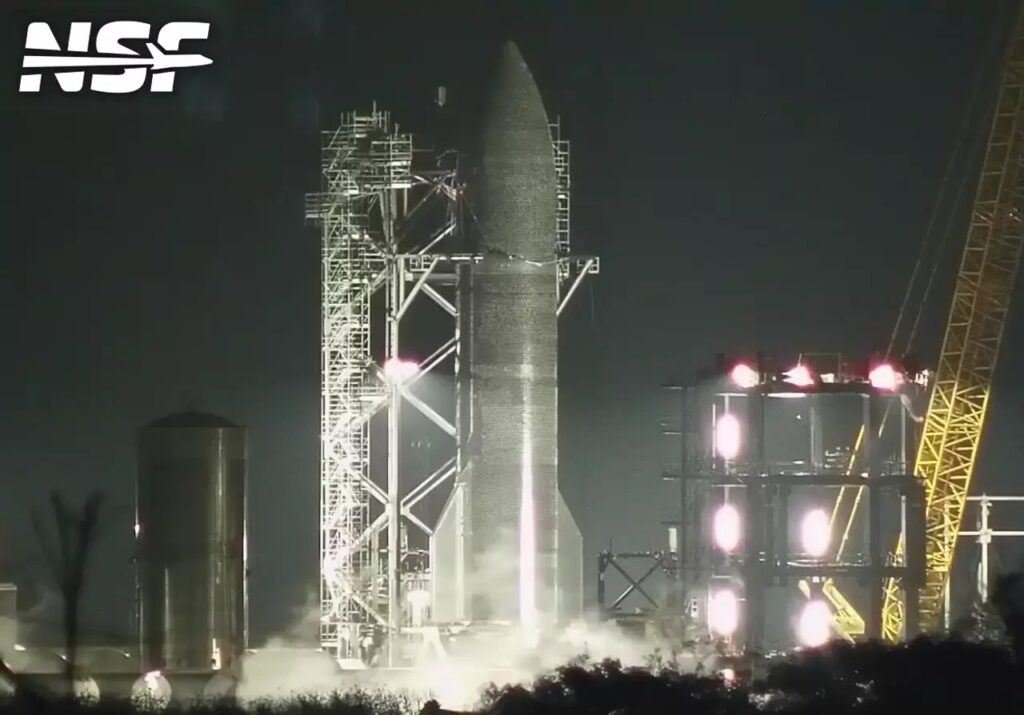 SpaceX conducts a third cryogenic pressure-proof test on the first Starship V3 (Ship 39) that's intended for the Flight 12 launch and landing test.