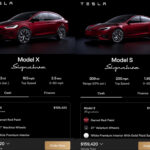 Invite-only Tesla online order pages for Model S and Model X Signature cars.
