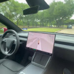 Screenshot of a video shot by a Tesla Robotaxi service user in Houston, Texas as Unsupervised Robotaxis expand to Houston and Dallas, Texas.