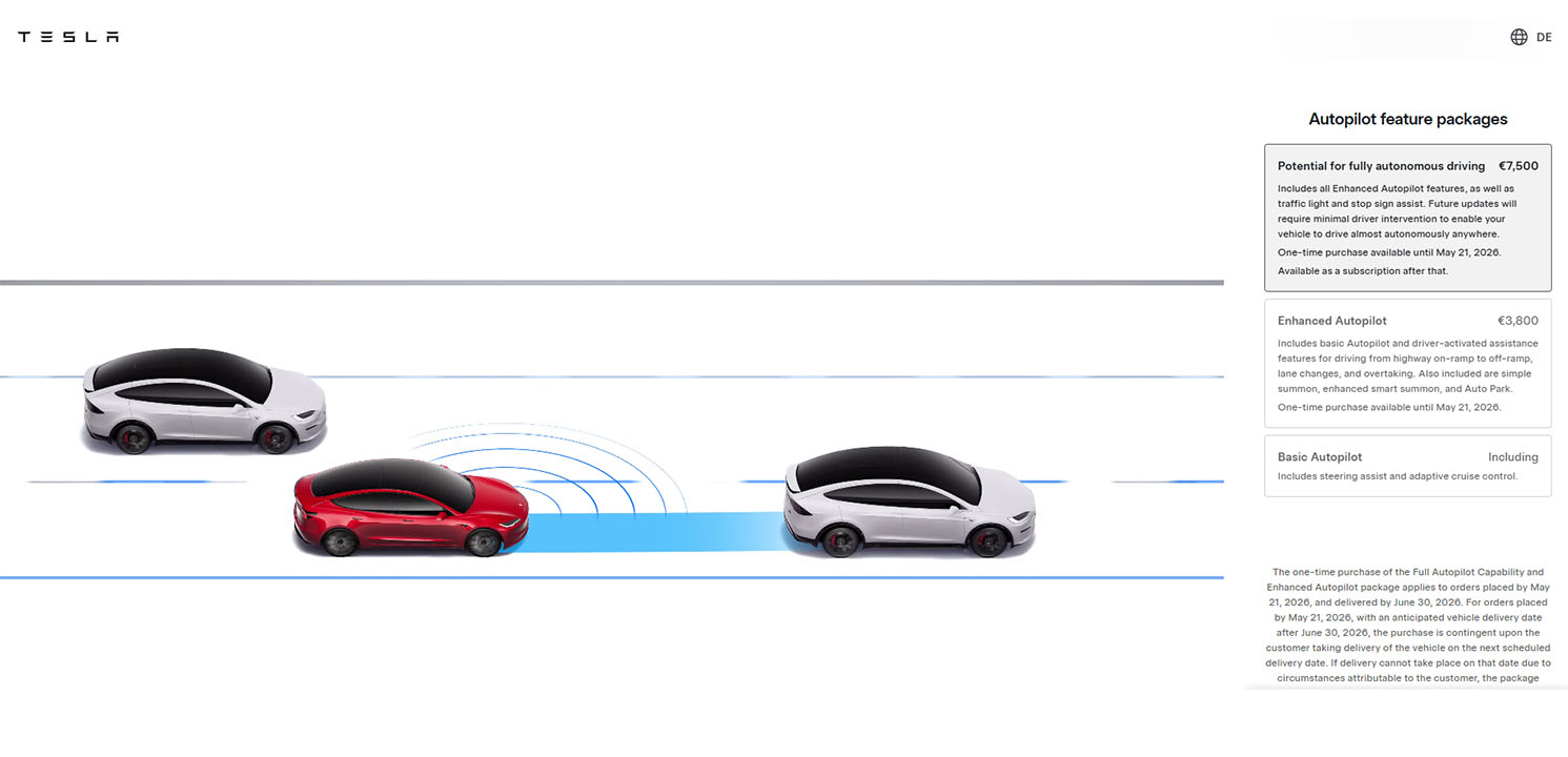 Tesla Europe issues deadlines for one-time FSD purchase in favor of monthly subscriptions