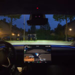 Tesla FSD v14 (Supervised) driving at night in Europe. (Netherlands).