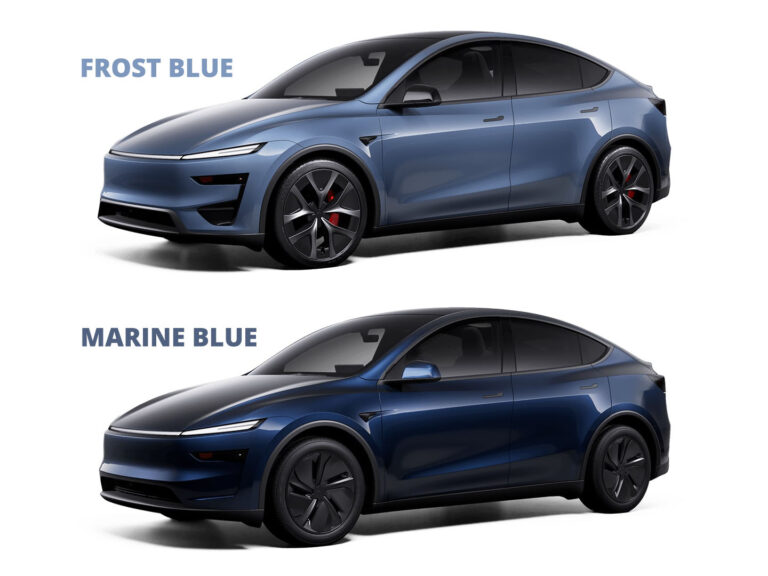 Tesla launches new blue colors for higher Model Y and Model 3 trims ...