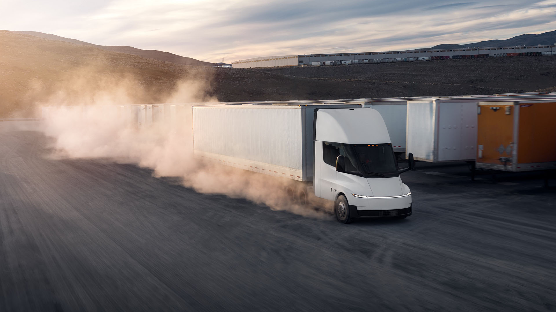 Musk teases Bill Gates as the first Tesla Semi rolls off the volume production line at Giga Nevada