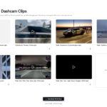 Screenshot of Tesla's online tool to view and decrypt the encrypted dashcam videos.