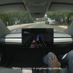 Tesla Cybercab engineering vehicle tested on Austin roads without a steering wheel or even pedals (video below).