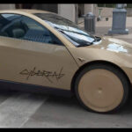 Tesla Cybercab spotted in Austin, Texas, driving itself without any human in it using Unsupervised FSD v15.
